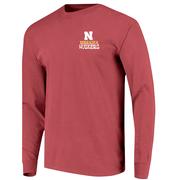 Nebraska Image One Preppy Posters Comfort Colors Long Sleeve Tee